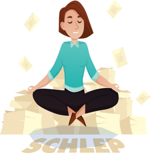 Cupcake Woman Meditating